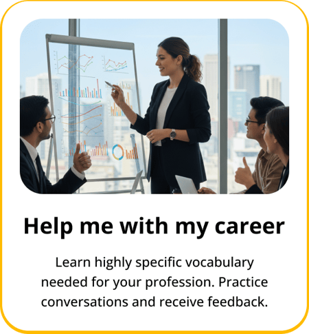 Help me with my career card