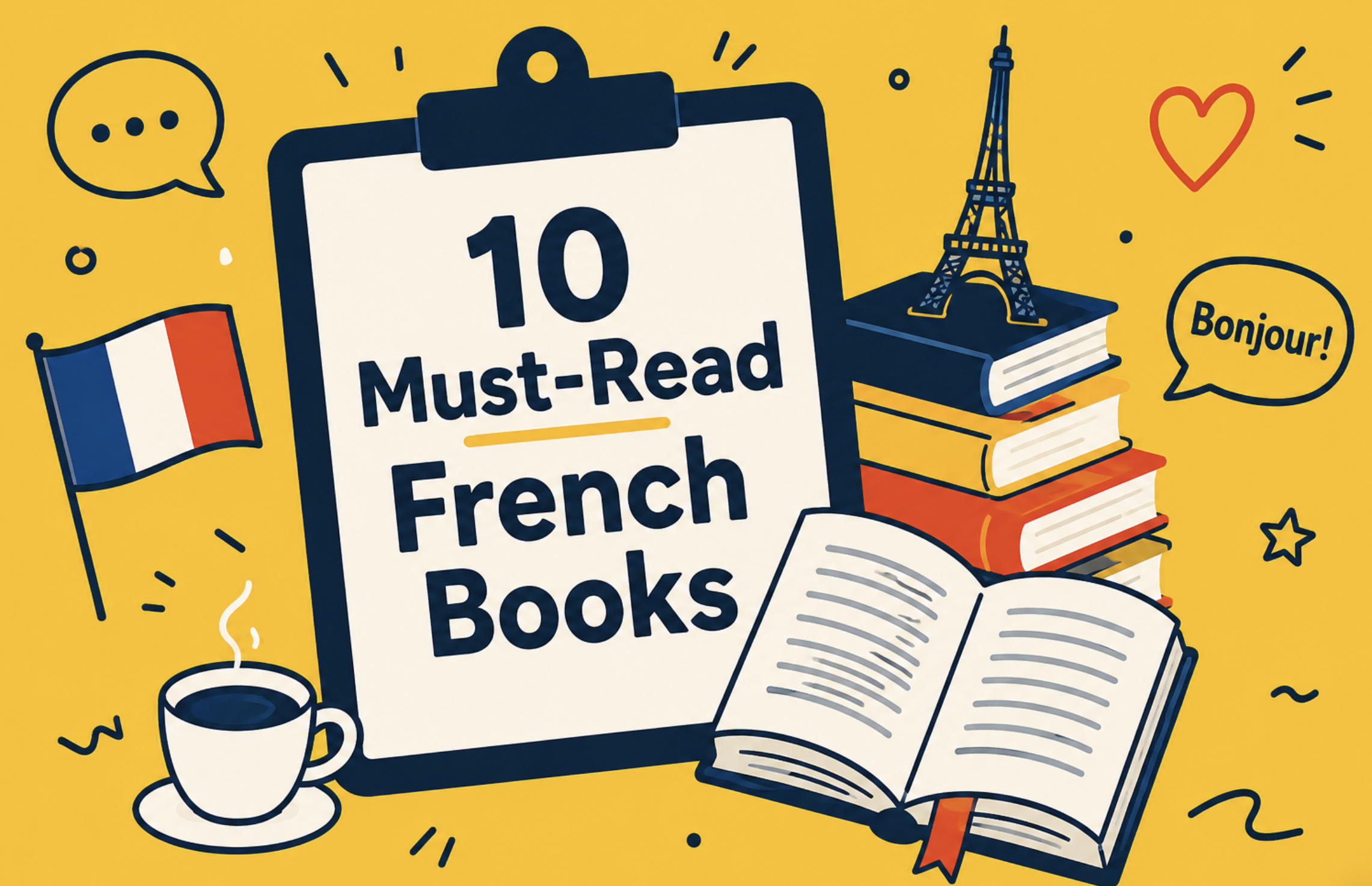 10 must-read French books: what to read, in French or in English, and how hard each one really is
