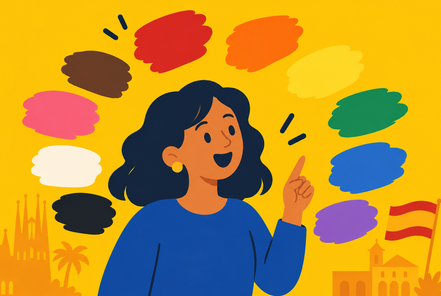 Colours in Spanish: all the colours, with pronunciation