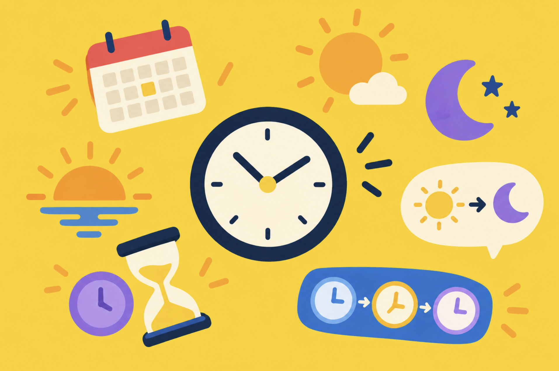 Time words in Spanish: today, tomorrow, yesterday & more
