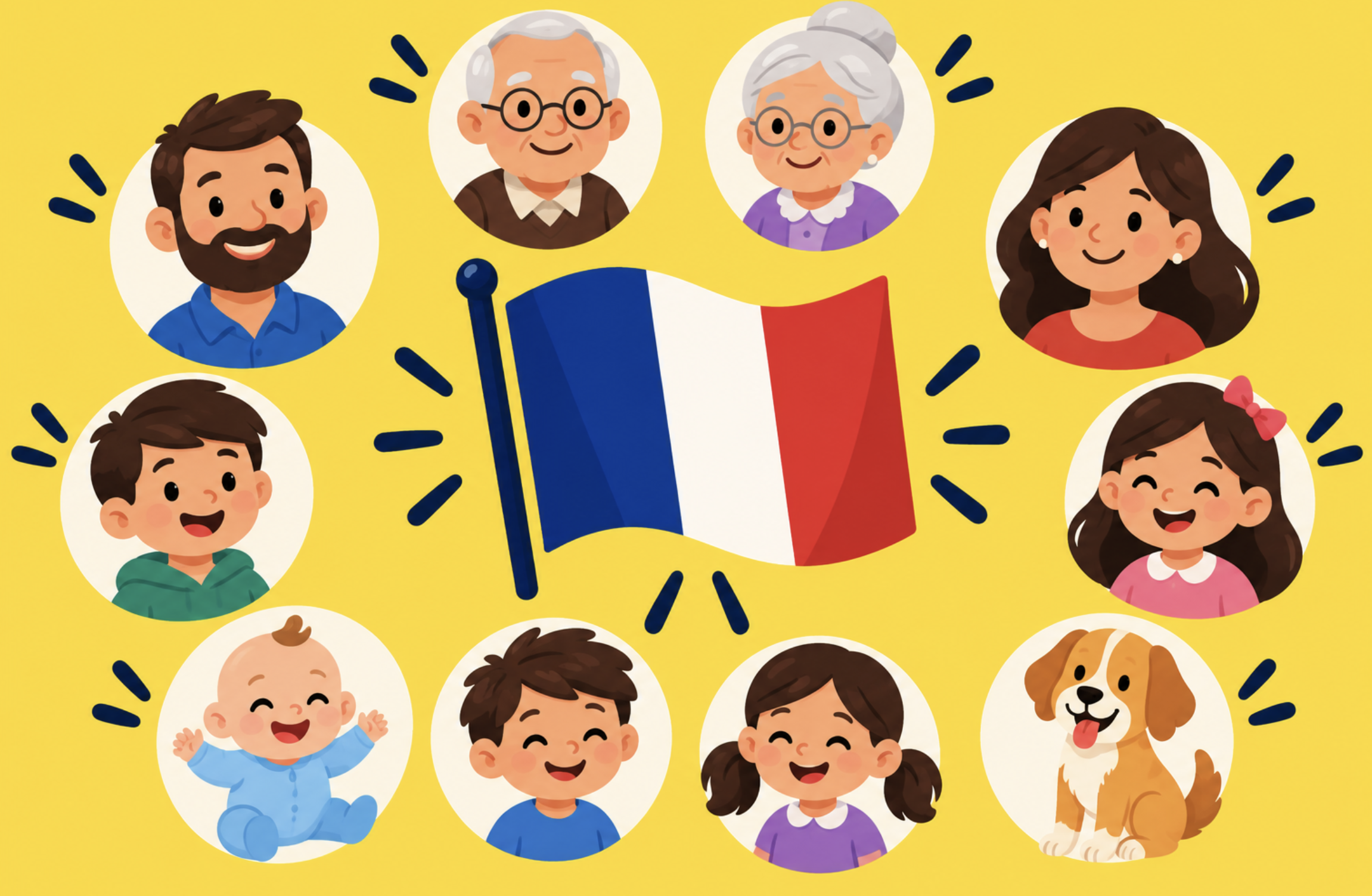 Family members in French: the complete vocabulary guide