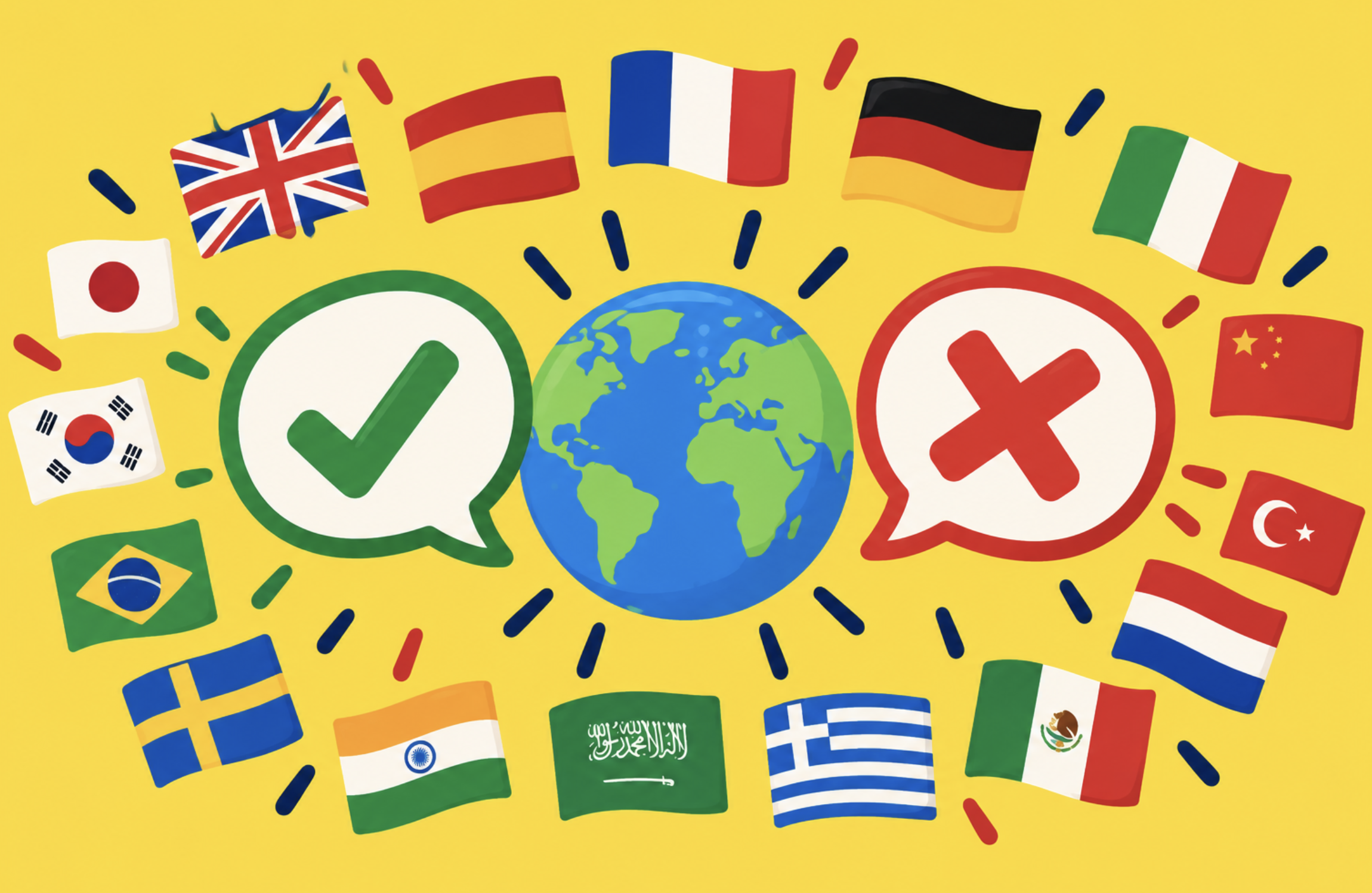 How to say “yes” and “no” in 30 languages: the basic words, and what people say instead
