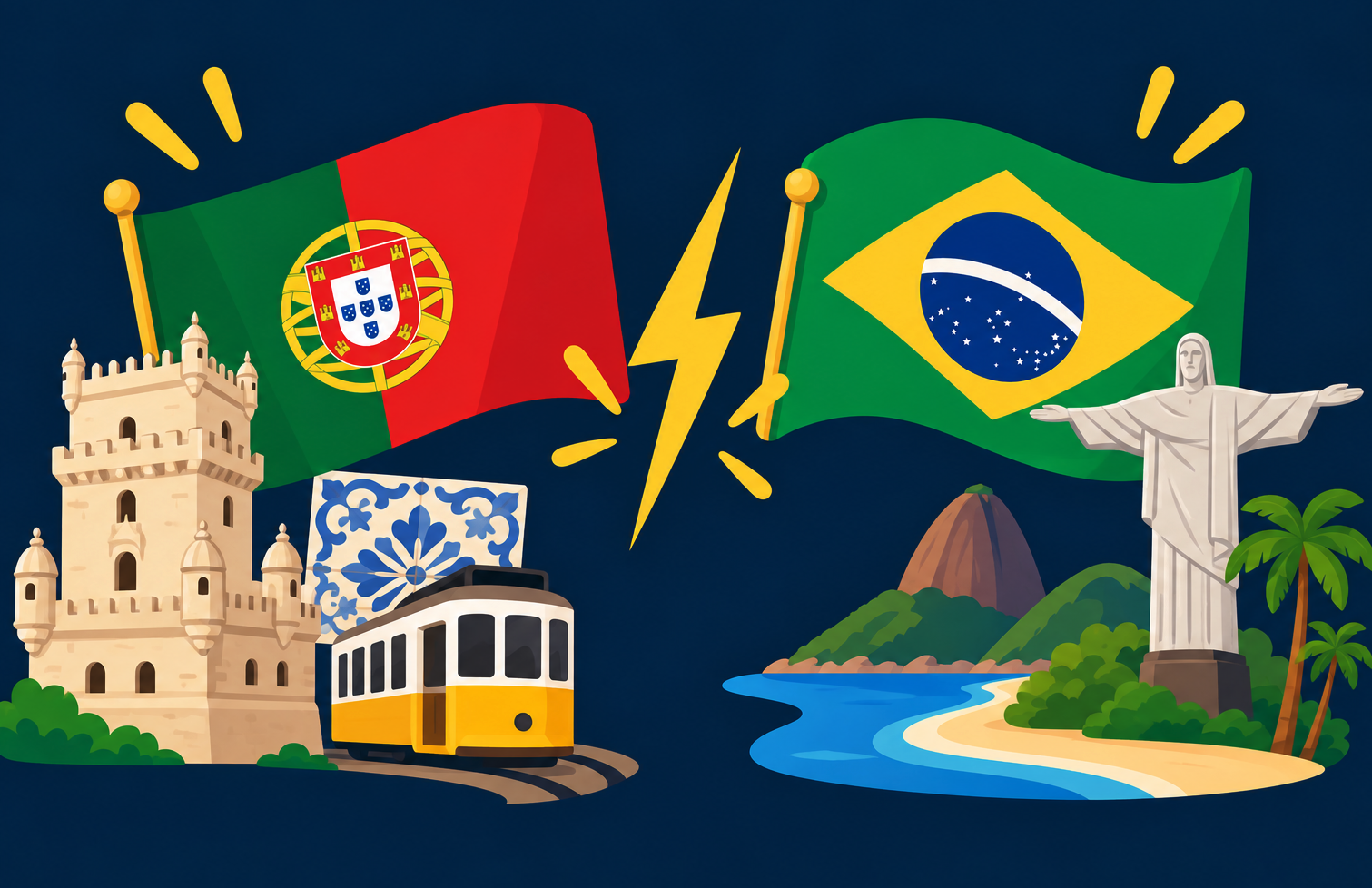 European Portuguese vs Brazilian Portuguese: what's actually different?