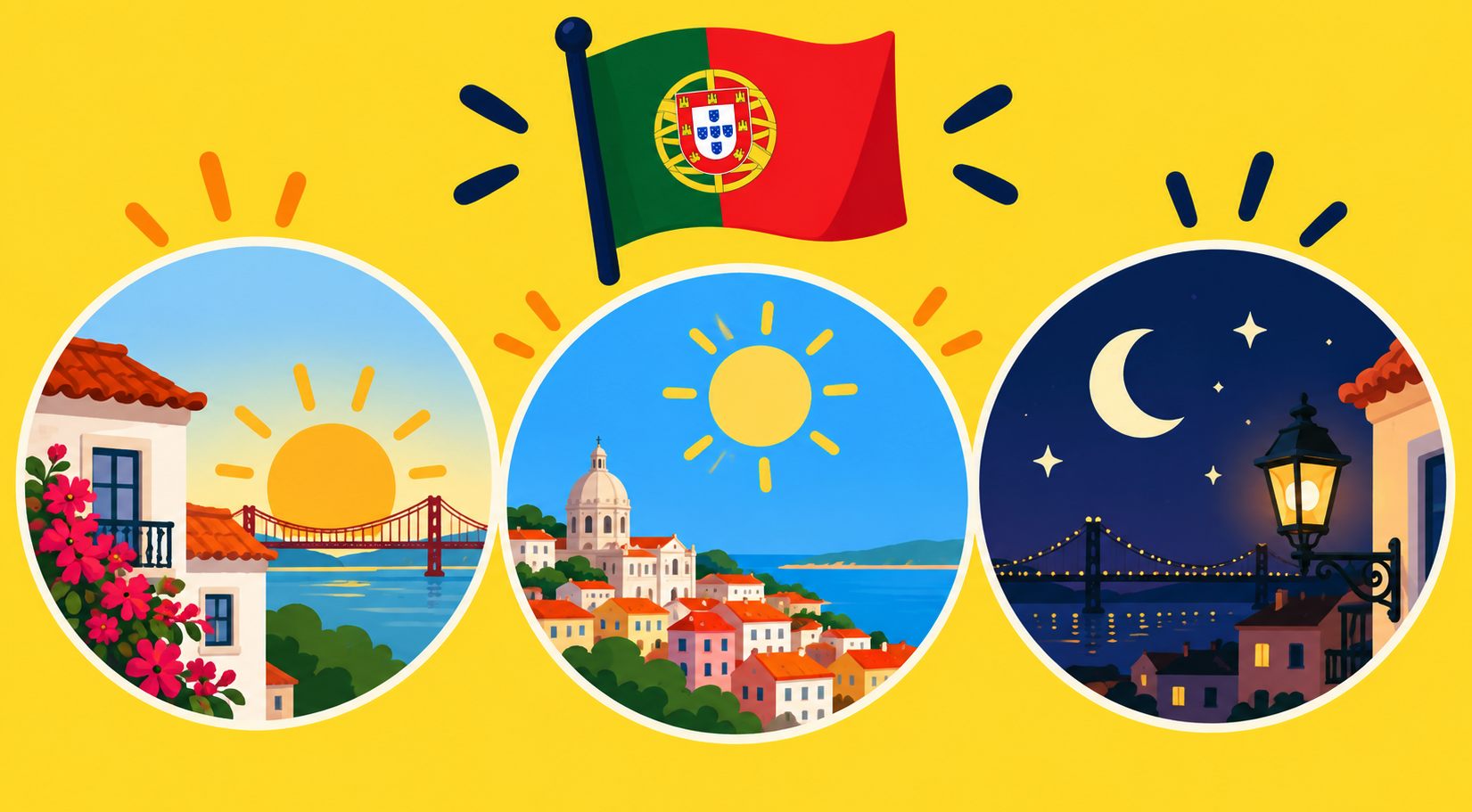 Portuguese greetings: good morning, good afternoon, and good night