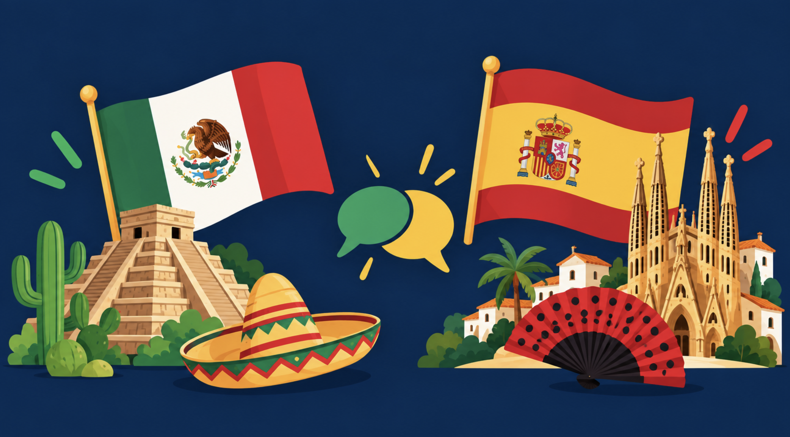 Mexican Spanish vs Spain Spanish: What's actually different?