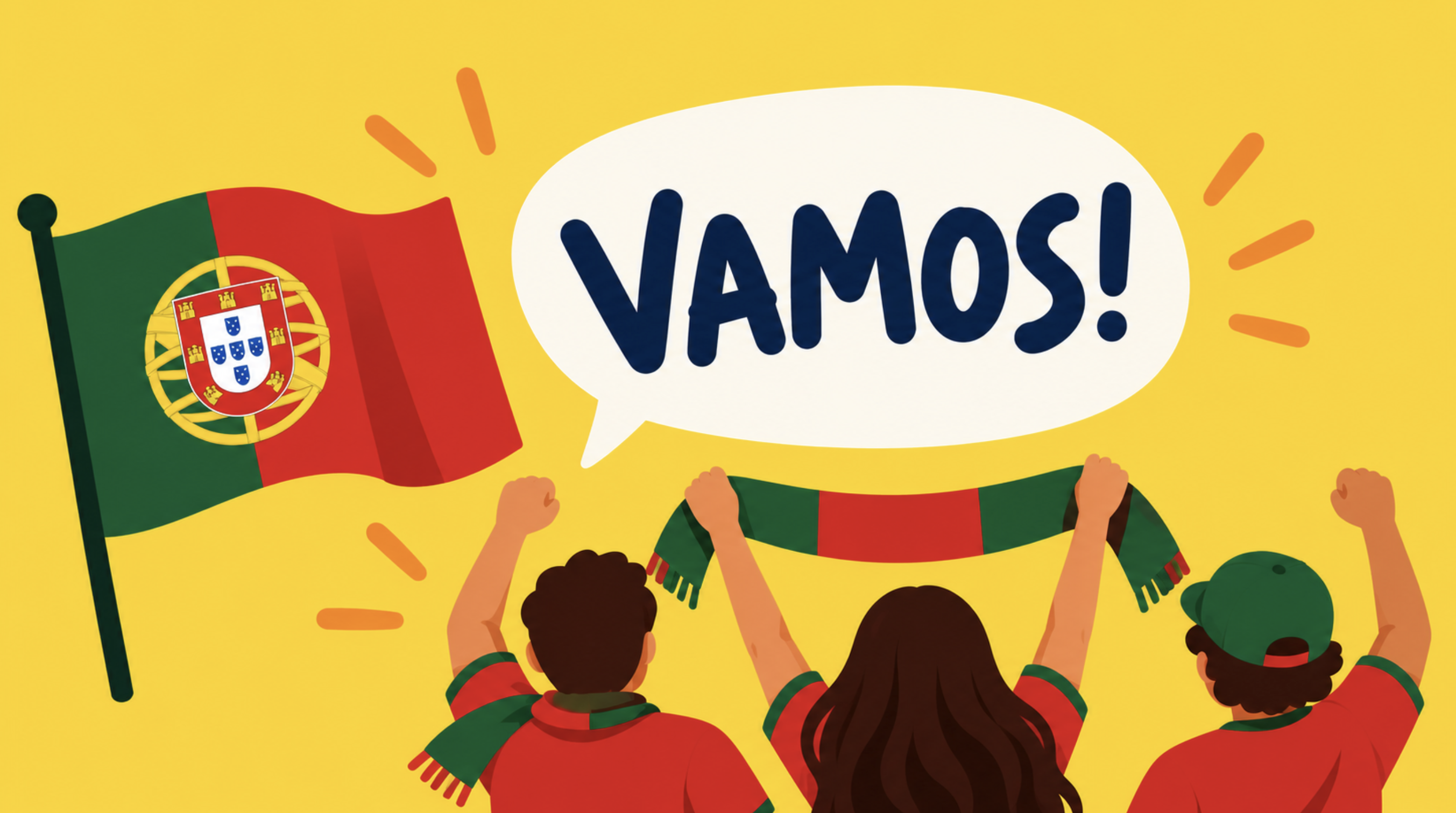 “Let’s go” in Portuguese: what vamos means, and why fans shout it