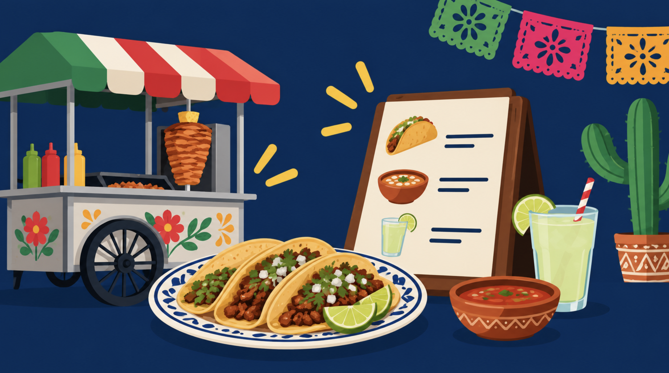 Ordering food in Mexico: restaurant and street-food Spanish phrases